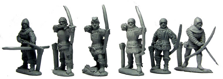 Perry Miniatures Agincourt AO2 figurines archers anglais