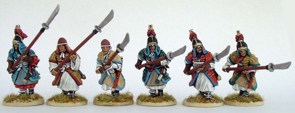Perry Korean KOR15 Infanterie lourde glaive figurines