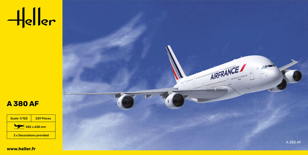 Heller A380 Air France 1/125 maquette avion civil