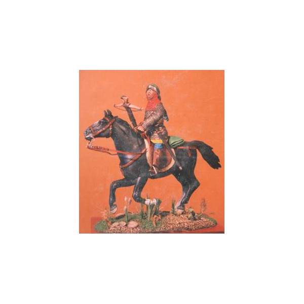 ART GIRONA Miniatures Arbalétrier à cheval XIVe figurine médiévale