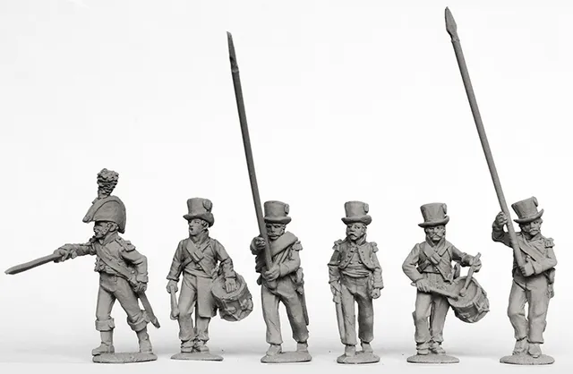 Perry Miniatures SPA 5 commandement infanterie figurines 1810-13