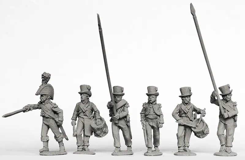 Perry Miniatures SPA 5 commandement infanterie figurines 1810-13