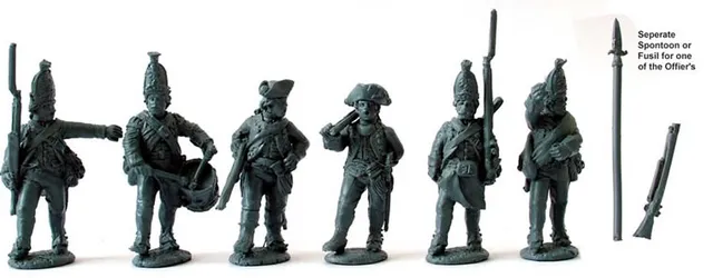 Perry Miniatures AW82 Grenadier Rall commandement figurines