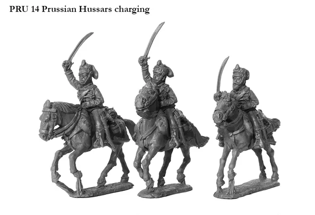 Perry Franco-Prussian PRU 14 figurines hussards charge