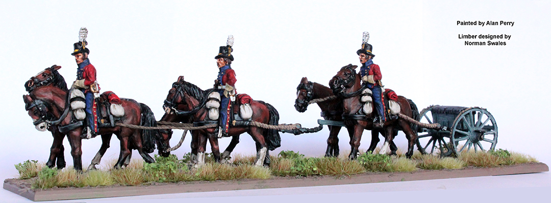 Perry DAN 59 attelage six chevaux 1803-08 figurines sans canon