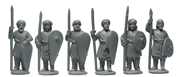 Perry Miniatures Crusades MA22 Milice arabe lanciers debout
