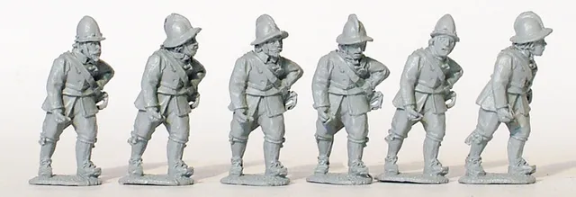 Perry English Civil War ECW29 Piquiers figurines en marche