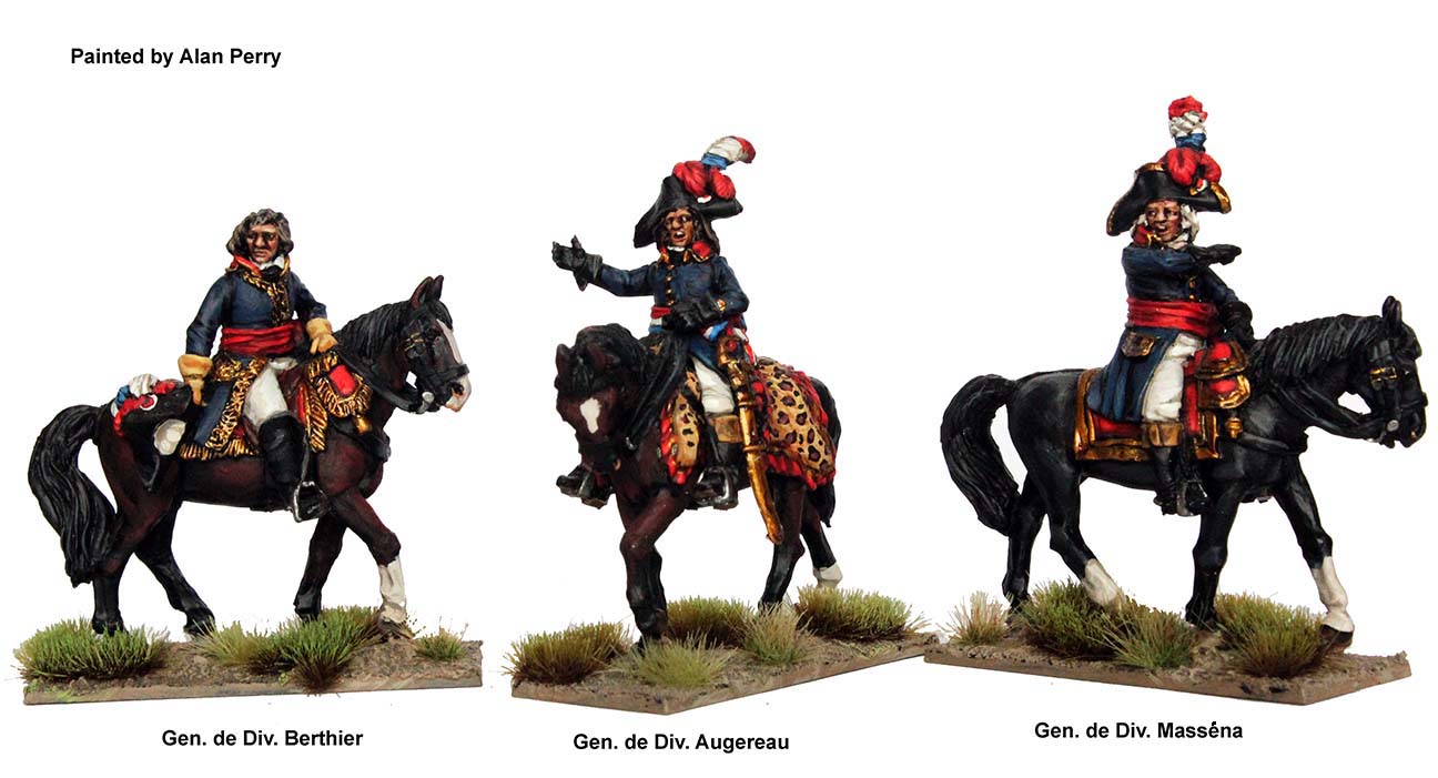 Perry REVF 45 figurines généraux Masséna Augereau Berthier