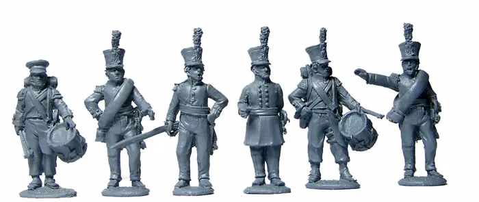 Perry Napoleonic DB4 infanterie hollandaise commandement figurine 28mm