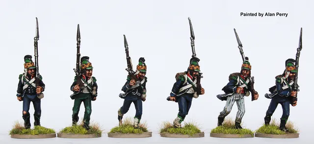 Perry Miniatures REVF 15 chasseurs figurines course 28mm