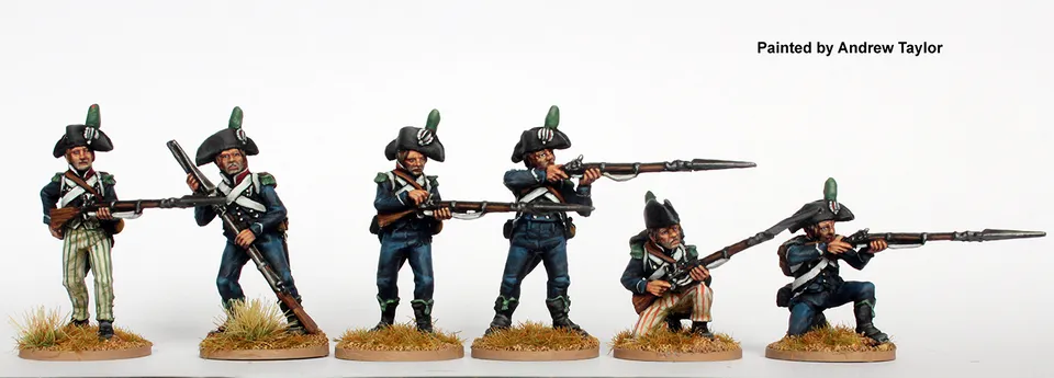 Perry Miniatures Revolutionary French REVF 16 Chasseurs figurines 28mm