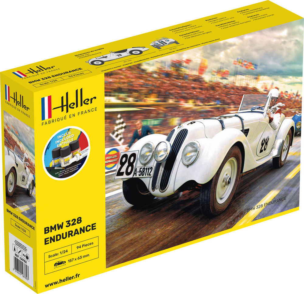Heller Starter Kit BMW 328 Endurance maquette auto 1/24