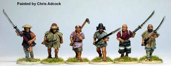 Perry Samurai SAM38 figurines Ikko-Ikki armes mixtes