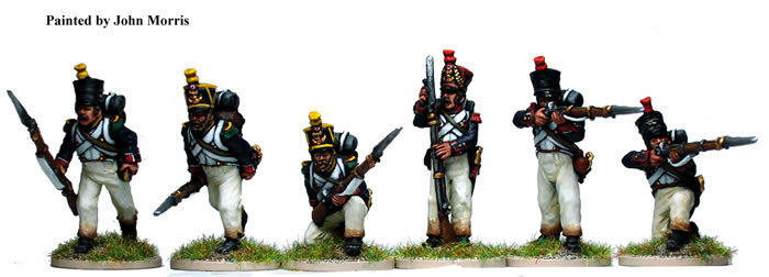 Perry Miniatures Napoleonic FN7 figurines voltigeurs 28mm