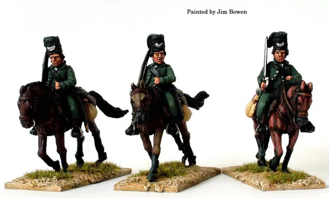 Perry Miniatures AW28 Queen's Rangers Hussars figurines sabres épaule