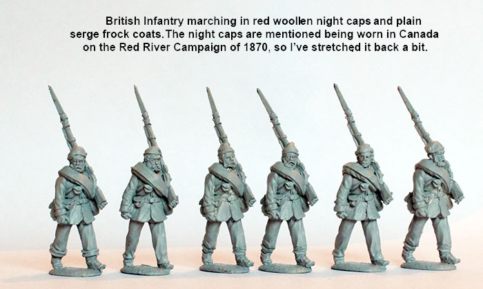 Perry Miniatures BIF 24 figurines infanterie campagne 28mm