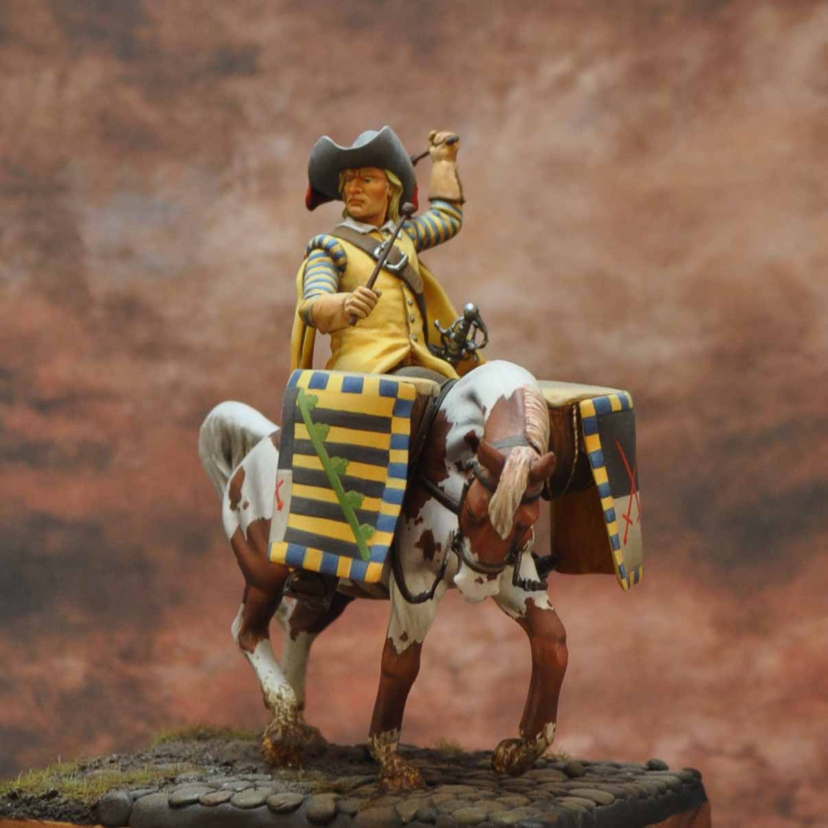 Art Girona Spanish Serie Electoral Saxony Drummer figurine 54 mm