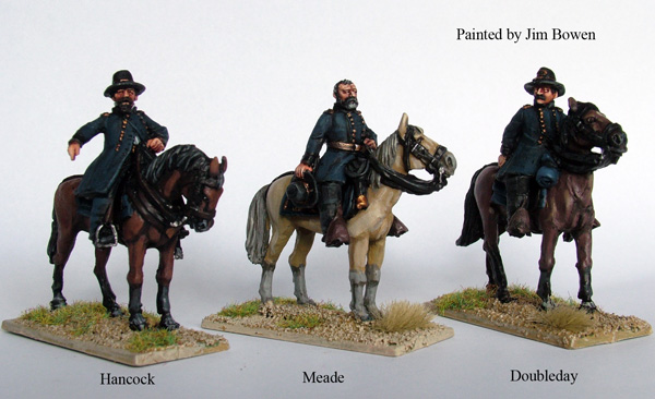Perry ACW44 commandants Union à cheval figurines 28mm
