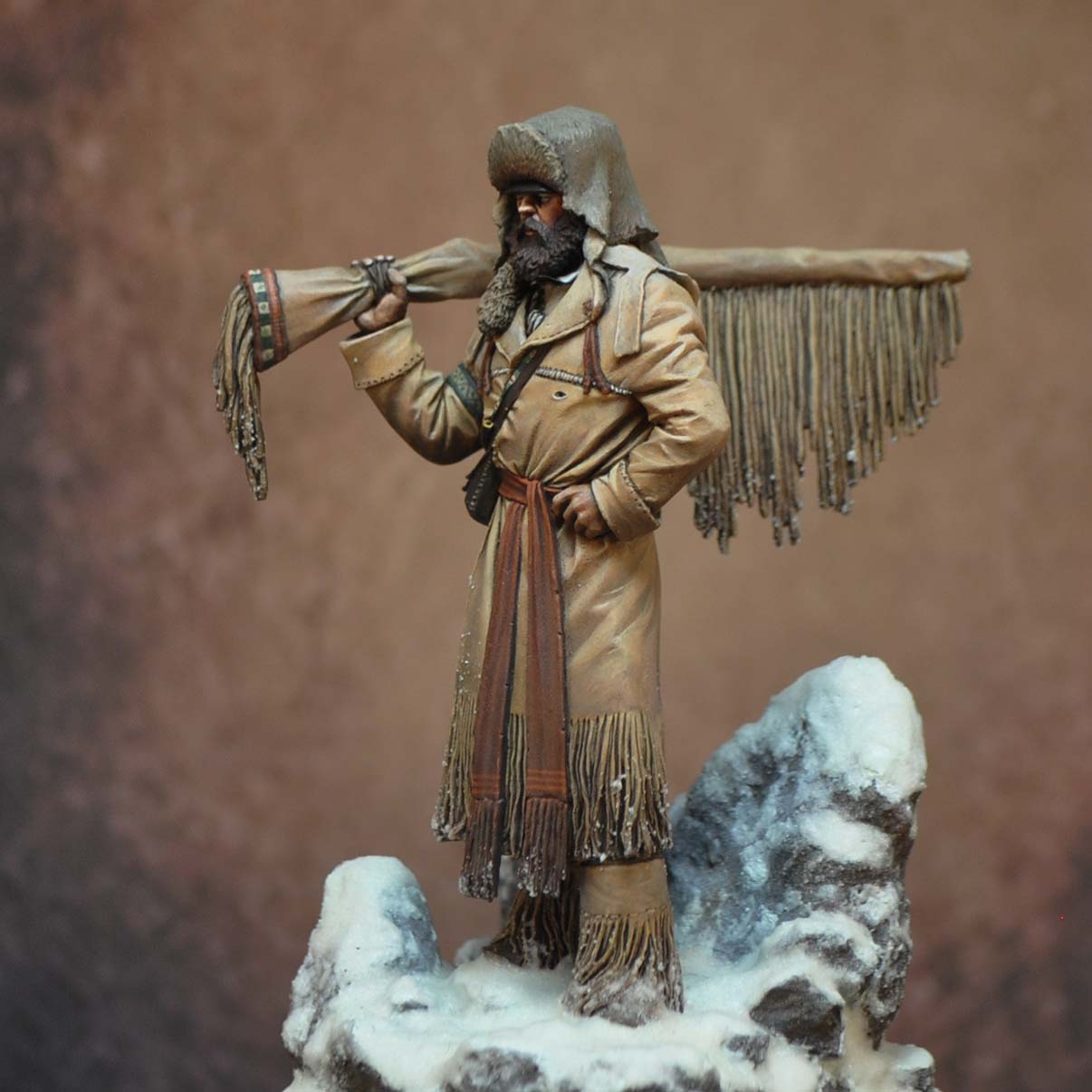 Art Girona 70mm Mountain Man 1835 figurine 70 mm trappeur