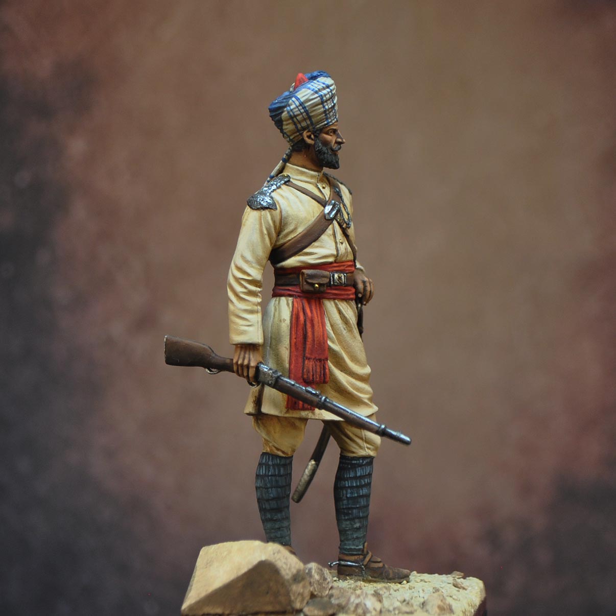 ART Girona 70mm Sowar Guides Cavalry figurine 1897