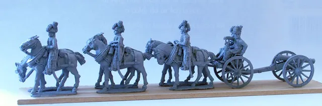 Perry BH40 Royal Horse Artillery attelage 6 chevaux 9pdr