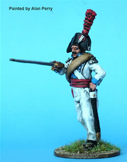 Perry PE77 figurine officier espagnol 1805 épée 40mm