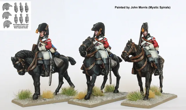 Perry Miniatures Napoleonic BH164 dragons lourds figurine métal 28mm