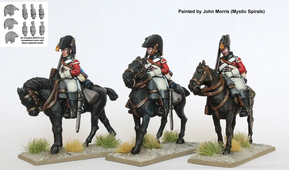 Perry Miniatures Napoleonic BH164 dragons lourds figurine métal 28mm