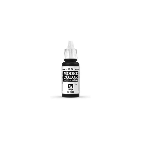 ART GIRONA Pinturas Negro Brillante peinture acrylique brillant 17 ml