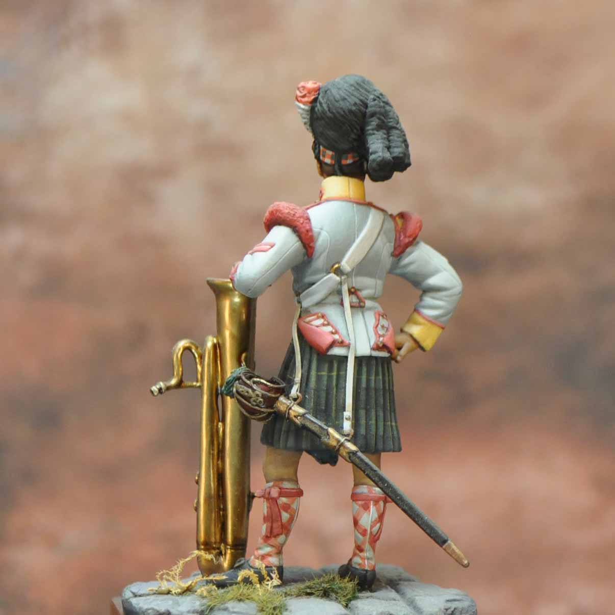 ART GIRONA International 92nd Highland 1838 figurine
