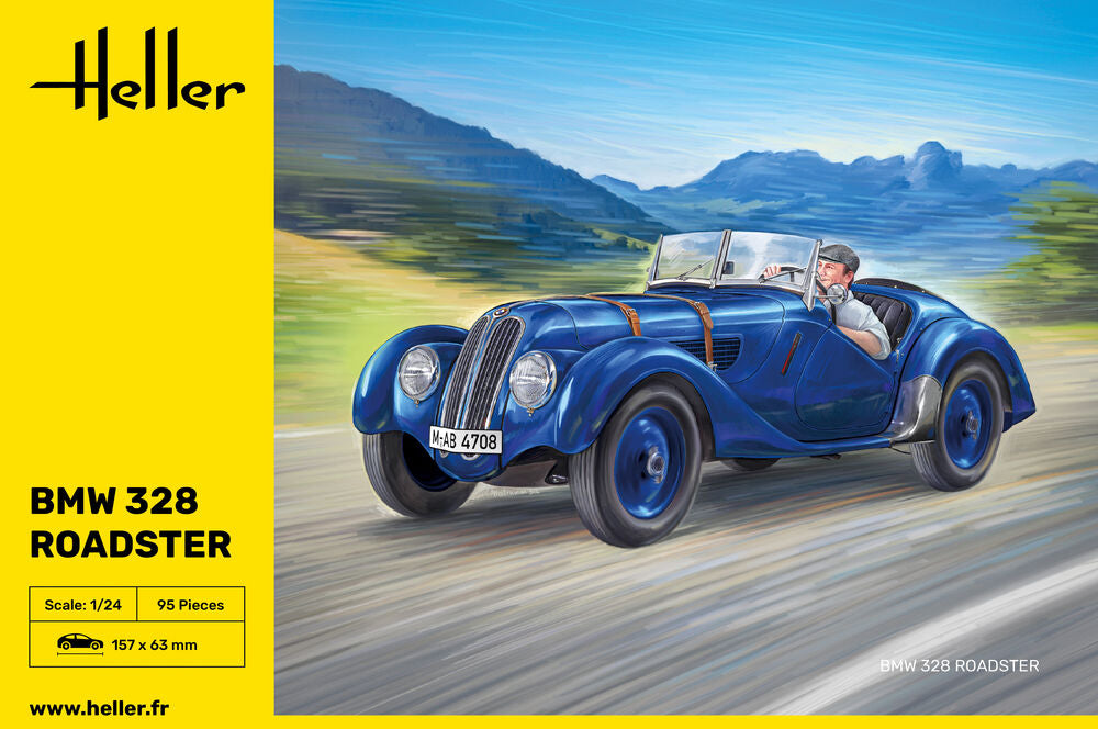 Heller Historical BMW 328 Roadster 1/24 maquette voiture