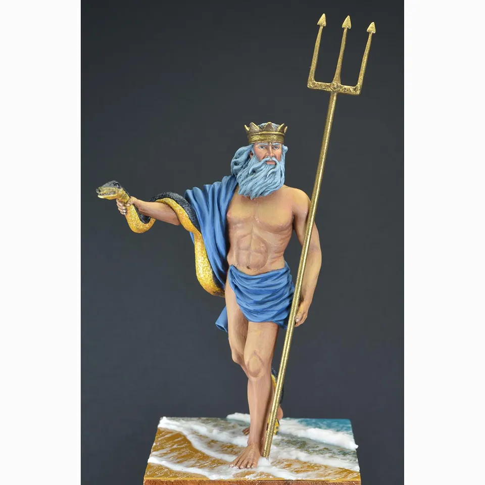 Art Girona Mythology Neptunus figurine dieu