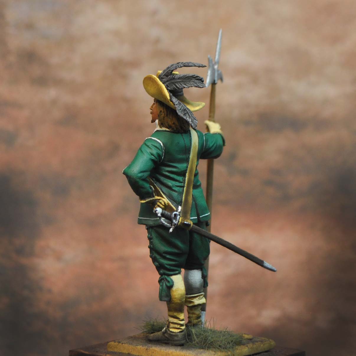 ART GIRONA General Serie Sous-officier Saxon figurine 1618-1648