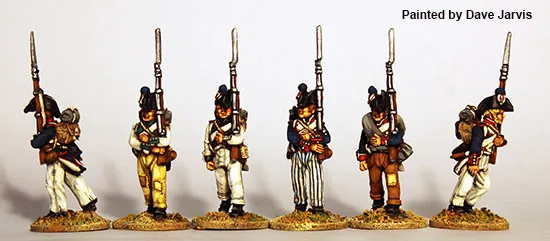 Perry FN165 Fusiliers figurines 28mm bicornes