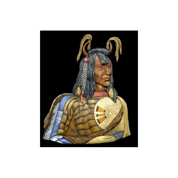 ART GIRONA Miniatures Assiniboine figurine 54mm ouest