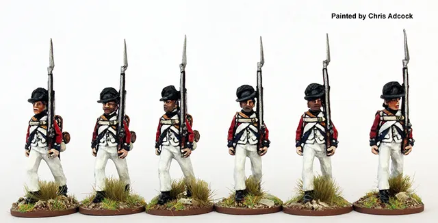Perry Miniatures American War of Independence AW 208 figurines en marche