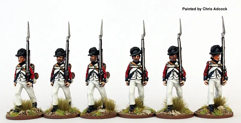 Perry Miniatures American War of Independence AW 208 figurines en marche