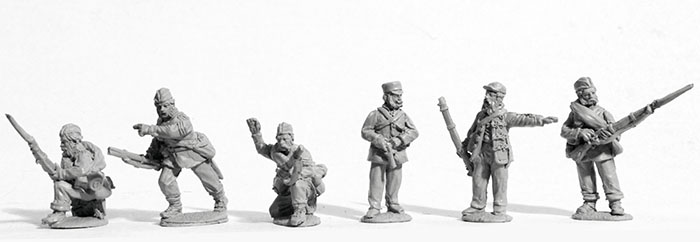 Perry Miniatures BIF 13 Guards figurines métal tirailleurs