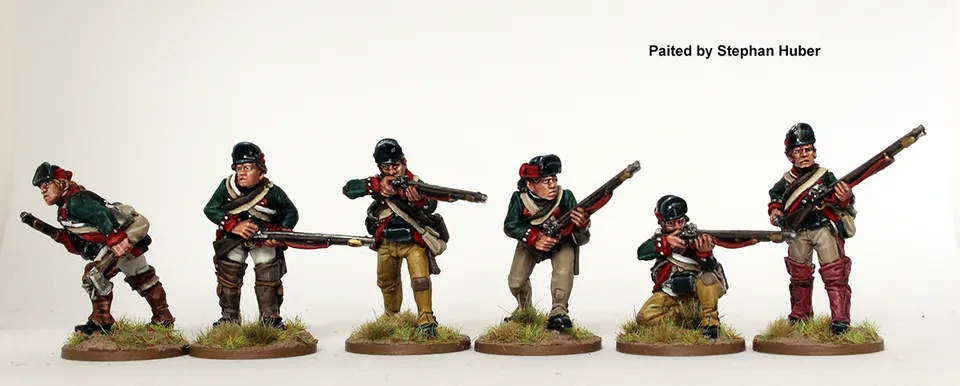 Perry Miniatures AWI AW 214 Butler's Rangers tirailleurs