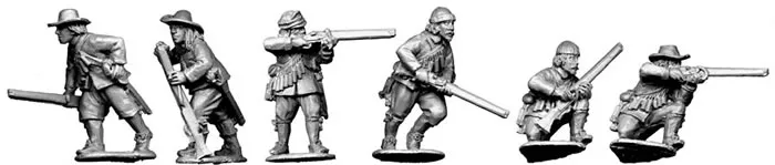Perry Miniatures ECW11 dragons figurines tirailleurs