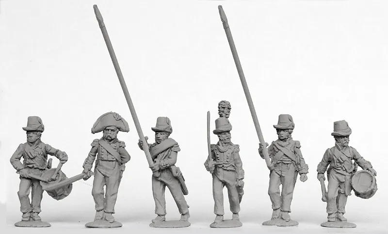 Perry SPA10 Légion catalane commandement figurines métal
