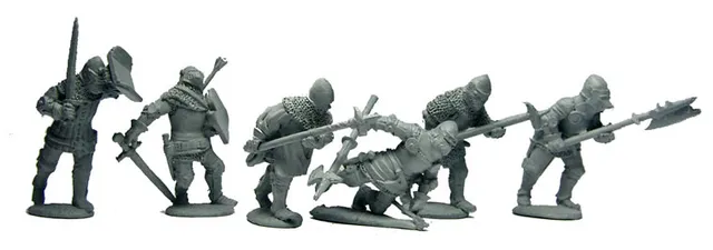Perry Miniatures Agincourt AO6 figurines hommes d’armes à pied