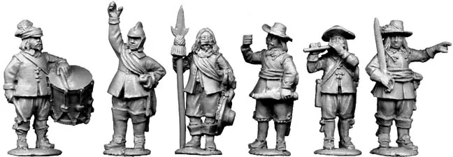 Perry Miniatures English Civil War ECW2 commandement figurines