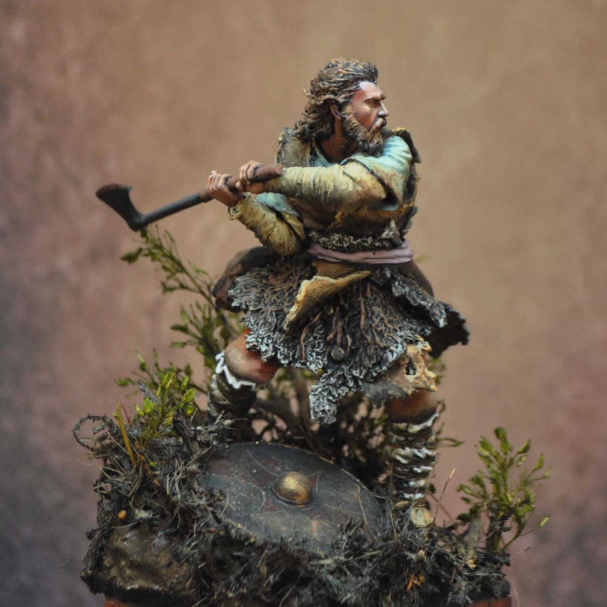 Art Girona 70mm Germanic Warrior figurine guerrier germanique