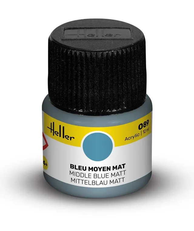 Heller Historical Collection peinture acrylique 089 bleu moyen mat