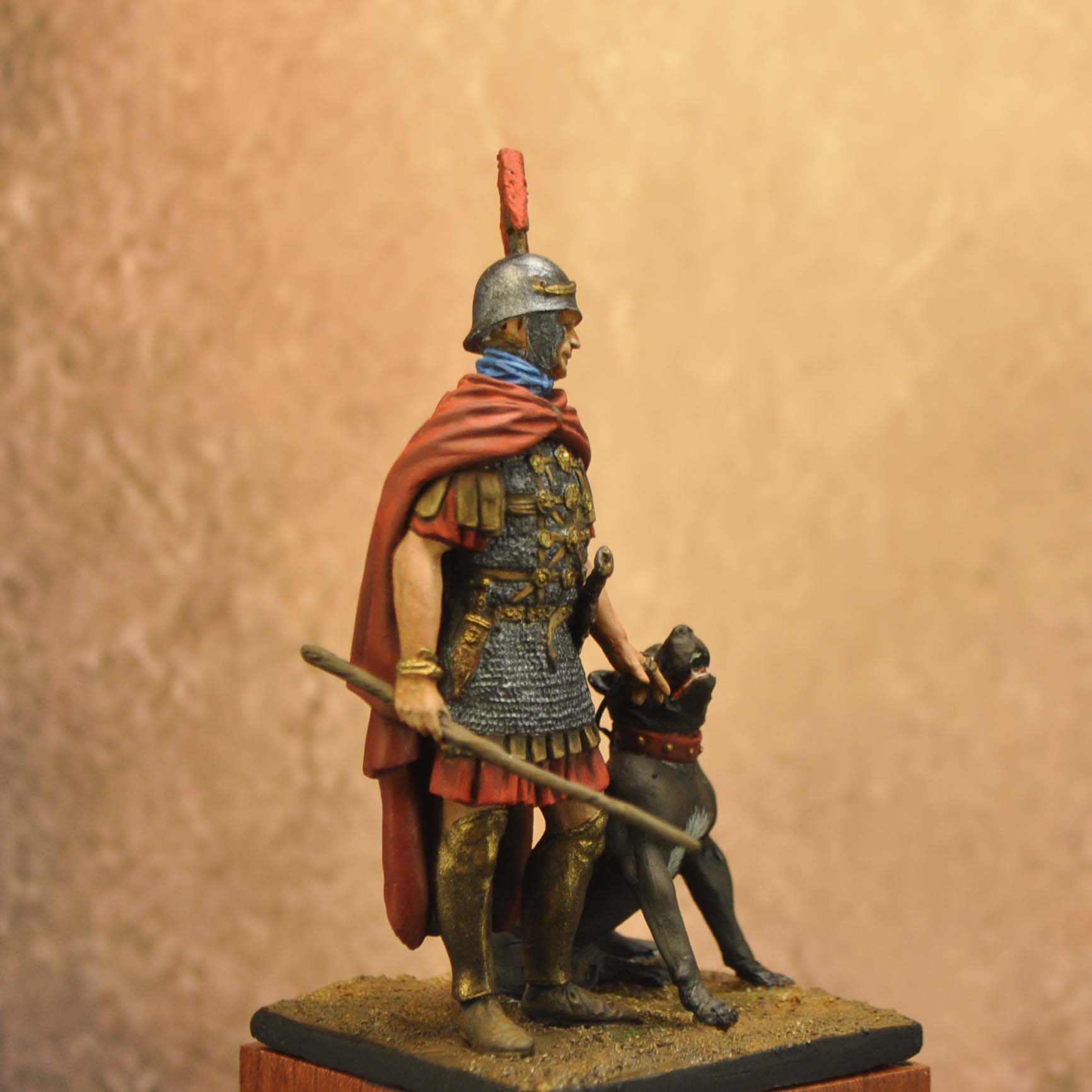 ART GIRONA Historical Roman Centurion 76 BC figurine