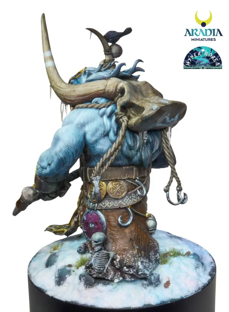 Aradia Hyperborea Björnak figurine résine guerrier