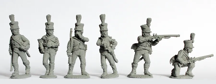 Perry Napoleonic SWED 13 Nyland jäger figurines 28mm commandement