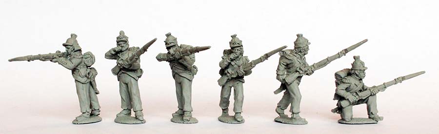 Perry Miniatures Napoleonic FE 22 chasseurs tirailleurs 28mm