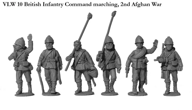 Perry Miniatures VLW 10 commandement infanterie figurines 28mm
